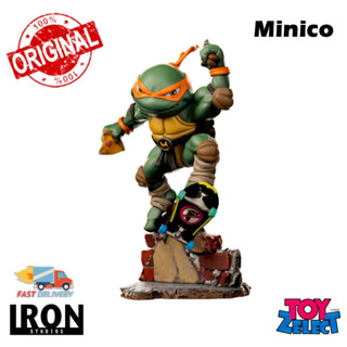 พร้อมส่ง+โค๊ด Michelangelo: TMNT (Minico) By Iron Studios (ลิขสิทธิ์แท้)