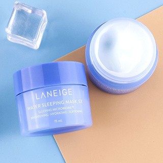 Laneige Water Sleeping Mask EX (15 ml) สลีปปิ้งมาส์ก เพิ่มความชุ่มชื้นผิว [มาส์กนอน มาส์กหน้า มาส์ก ครีม ผิวอิ่มน้ำ EX]