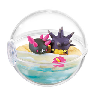 [ส่งตรงจากญี่ปุ่น] Pokemon Terrarium Collection Happy Days Pyukumuku &amp; Pincurchin Japan ใหม่