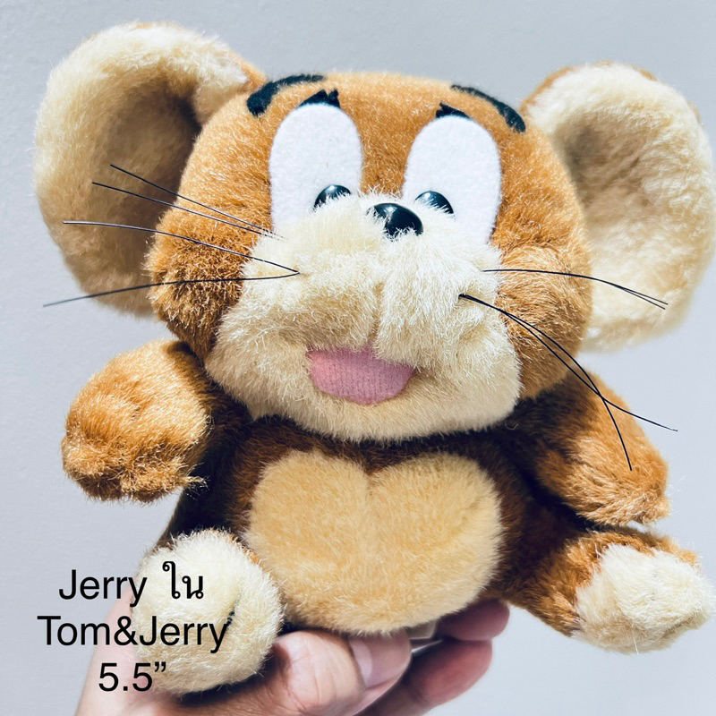 #ตุ๊กตา #เจอรี่ #หนู ในเรื่อง #Tom and #Jerry ป้าย Bank of Yokohama ขนาด5.5” งานสะสม #สภาพสมบูรณ์ #ล