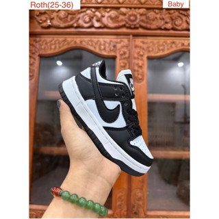 🔅รองเท้าผ้าใบเด็ก  SB dunk Low panda🔅รองเท้าเด็กน้อยน่ารักมาก❤️ มี25-36 สินค้าพร้อมส่ง รองเท้าไนกี้ รองเท้าผ้าใบเด็ก