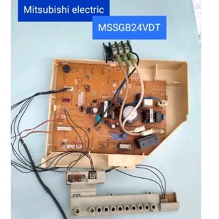 ชุดแผงวงจรคอยล์เย็นแอร์ Mitsubishi electric : MSSGB24VDT ( DM76Y379G05 ) อะไหล่แท้ มือสอง