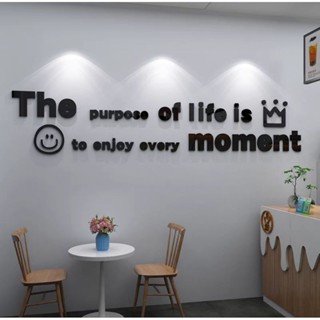 [MH] สติ๊กเกอร์อะคริลิค 3D the purpose of life