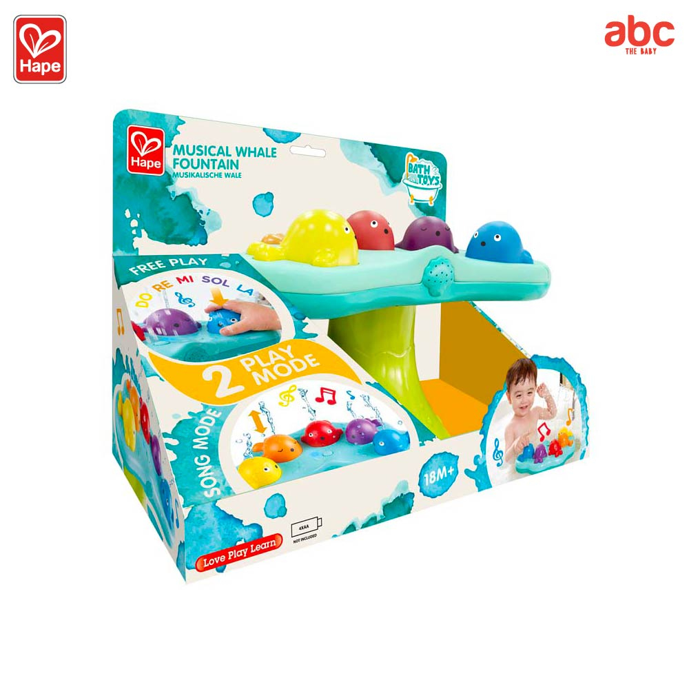 Hape - Musical Whale Fountain โต๊ะดนตรีน้ำพุปลาวาฬ 18M+ รูปที่ 5