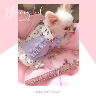 Glitter Pooch Harness รุ่น Blooming Tail Purple
