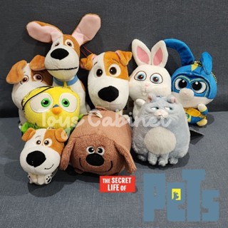 พวงกุญแจตุ๊กตาหมา Max แม๊กซ์ โคลอี้ จาก ลับแก๊งขนฟู (The Secret Life of Pets) ขนาด 3-6 นิ้ว ของแท้ลิขสิทธิ์จากญี่ปุ่น