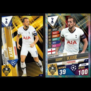 Harry Kane (Tottenham Hotspur) W9.  MATCH ATTAX 101 2019/20 - WORLD STAR