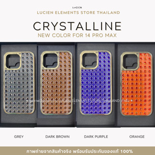 LUCIEN : [4สีใหม่] CRYSTALLINE FOR iPHONE 14 PRO MAX (ของเเท้100%)
