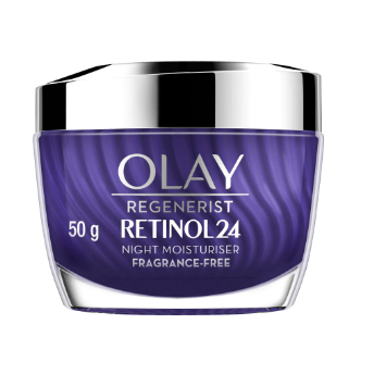 (50กรัม) OLAY Retinol24 Night Moisturizer / โอเลย์ รีเจนเนอรีส เรตินอล24 ไนท์ มอยเจอร์ไรเซอร์
