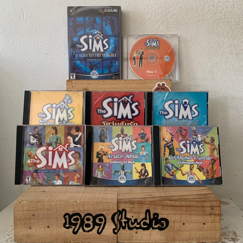 ซิมส์ 1 : เซท The Sims1 ลิขสิทธิ์แท้ แผ่นเกมพีซี Pc มือ 2