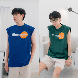 ZAMIO ILLUMINATE T-shirt เสื้อยืดแขนกุดทรงโอเวอร์ไซส์