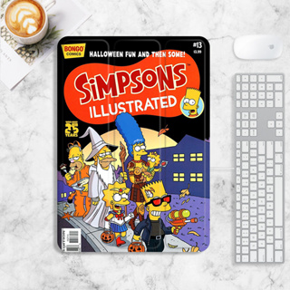 Simpsons เคส iPad mini4/5/6 air1/2/3/4/5 เคสไอแพด 10.2 gen7/8/9 gen10 case iPad pro11 2021 2022 เคสซิลิโคน มีที่ใส่ปากกา