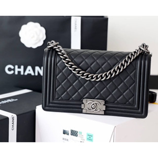 Chanel Boy Medium bag(Ori)VIP  📌หนังอิตาลีนำเข้างานเทียบแท้ 📌size 25x15x9 cm. 📌สินค้าจริงตามรูป งานสวยงาม