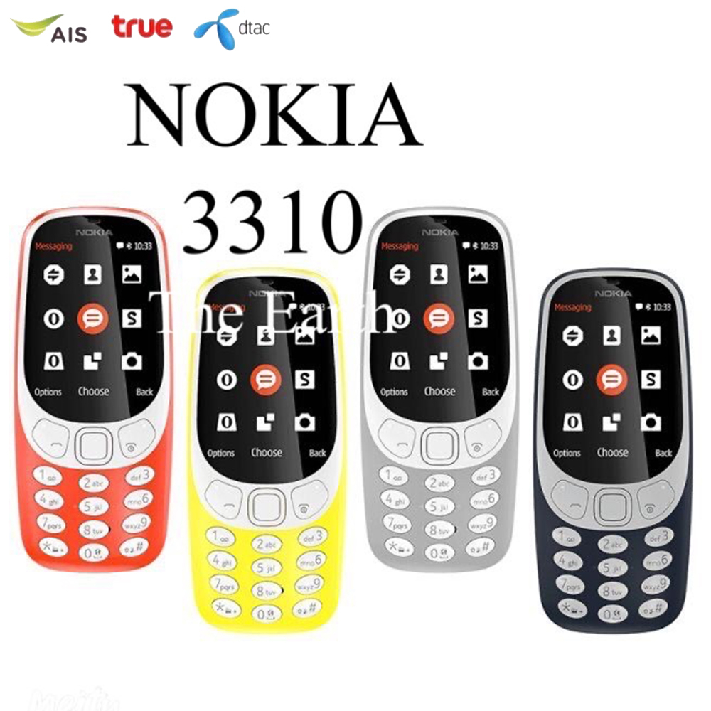 รุ่นล่าสุด มือถือ รุ่น N3310 หน้าจอใหญ่ 2.4 โทรศัพท์ปุ่มกด รองรับภาษาไทย ลำโพงเสียงดัง แบตทนทาน เก็บ