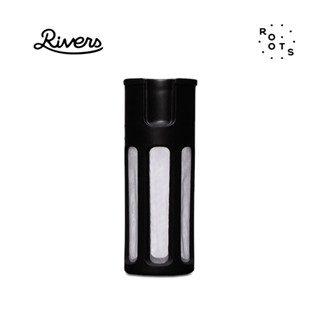 Rivers - BOTTLE STRAINER SHORT - BLACK ไส้กรองกาแฟหรือชา สำหรับทำ Cold Brew - ใช้ได้กับ Stout Air 400/550