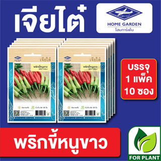 เมล็ดพันธุ์ ผักซอง พริกขี้หนูขาว ตราเจียไต๋ บรรจุแพ็คล่ะ 10 ซอง ราคา 70 บาท