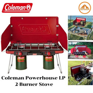 เตาแก๊ส 2 หัว Coleman JP 2 LP Burner Stove #RED