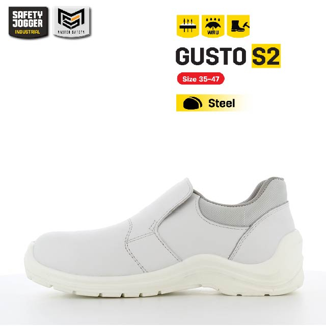 Safety Boots 1190 บาท [รับประกัน 3 เดือน] Safety Jogger รุ่น GUSTO S2 รองเท้าเซฟตี้หุ้มส้น หัวเหล็ก พื้นกันน้ำมัน ซับแรงกระแทก ได้มาตรฐานสากล Men Shoes