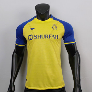 เสื้อฟุตบอล  เกรด Player ทีม Al-Nassr FC เนื้อผ้าโพลีเอสเตอร์ ตัวใหม่ กล้ารับประกันสินค้าทุกตัว