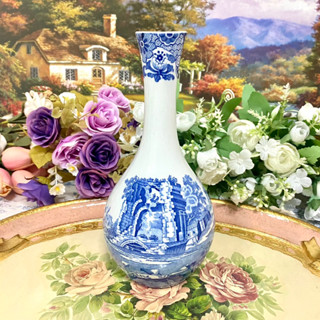 Spode Blue Italian Large Bud Vase แจกัน