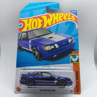 รถเหล็ก Hotwheels 84 MUSTANG SVO (ib39)