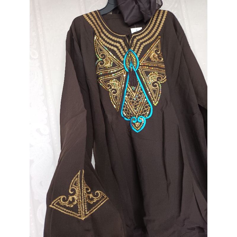 ชุดเชท3ชี้น เสื้อ+กางเกง+ผ้าคลุมหัว