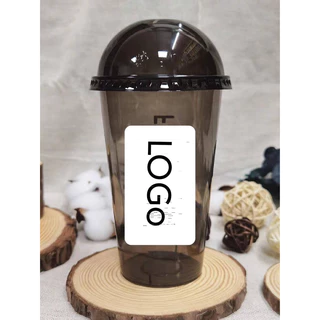 【25ใบ】 เเก้วPP ยีราฟท์ 1000ML สีดำ/สีใส สีขุ่น พร้อมฝา
