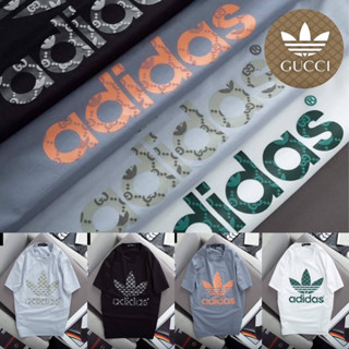 เสื้อยืด Gucci x Adidas 🔖 เสื้อยืดแบรนด์เนม | เสื้อยืดคอกลม