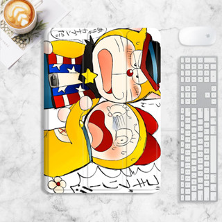 Dorami Doraemon มีที่ใส่ปากกา เคส iPad air 4/5 mini1/2/3/4/5/6 เคสไอแพด 10.2 gen 7/8/9 gen10 เคสซิลิโคน 2022 pro11 case