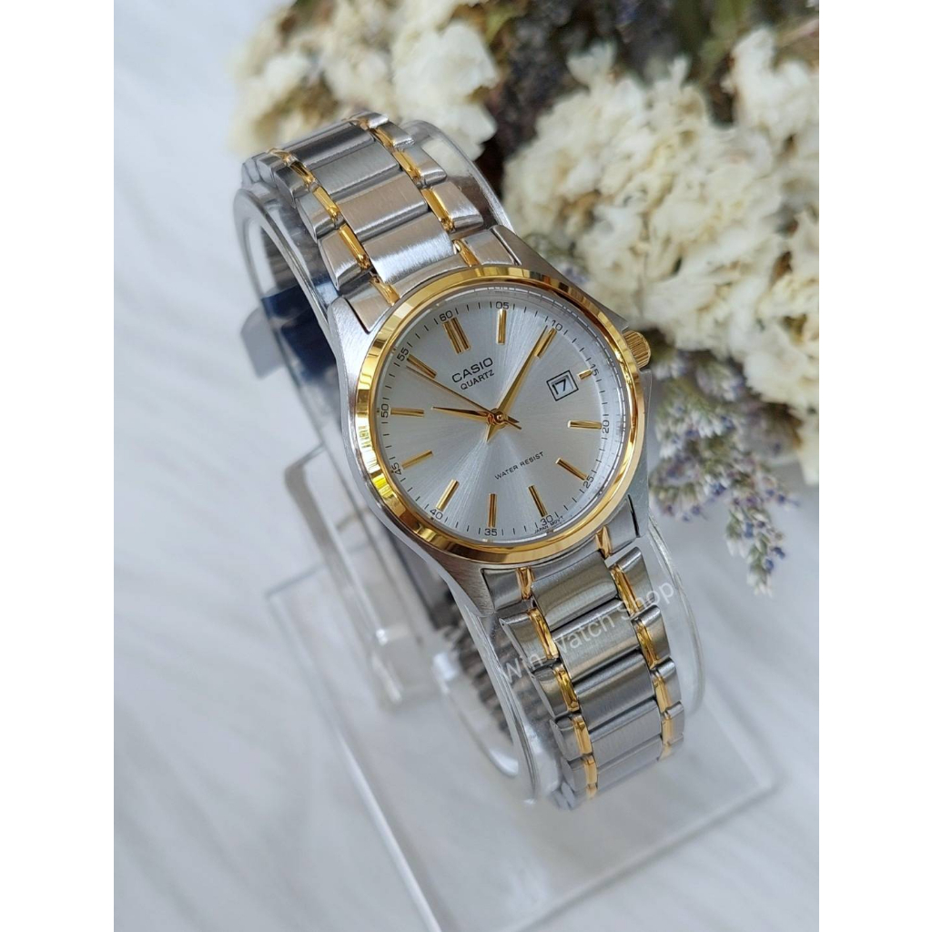 Casio นาฬิกาข้อมือผู้หญิง และผู้ชาย รุ่น LTP-1183G-7A ,MTP-1183G-7A สายสองกษัตริย์ -ของแท้ 100% รับประกัน 1 ปี