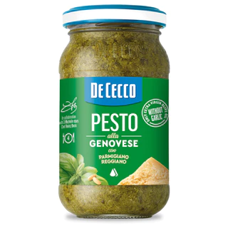 เด เชกโก เพสโต อัลลา เกโนเวสเซ่ 190 กรัม - Pesto Alla Genovese 190g De Cecco brand