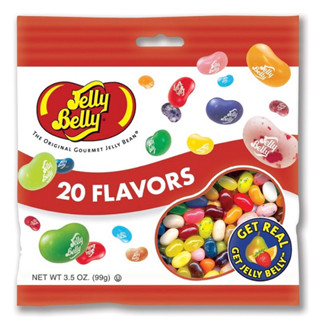 พร้อมส่ง⚡️ Jelly Belly 20 flavors 70g. เยลลี่เคี้ยวหนึบ20รสชาติ แบรนด์อเมริกา ผลิตในไทย 1ห่อมี20รสชาติ