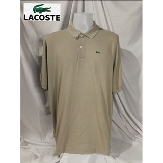 Lacoste Brand_2nd hand เสื้อโปโลแขนสั้นผ้าฝ้าย​💯​%/ Size​ 8/ Made in Japan​🇯🇵 แท้มือสองกระสอบนำเข้า​