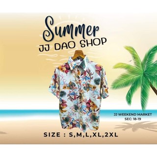 เสื้อฮาวาย เสื้อเชิ้ต Hawaii ผ้าสปัน JJ.Dao Shop No.19