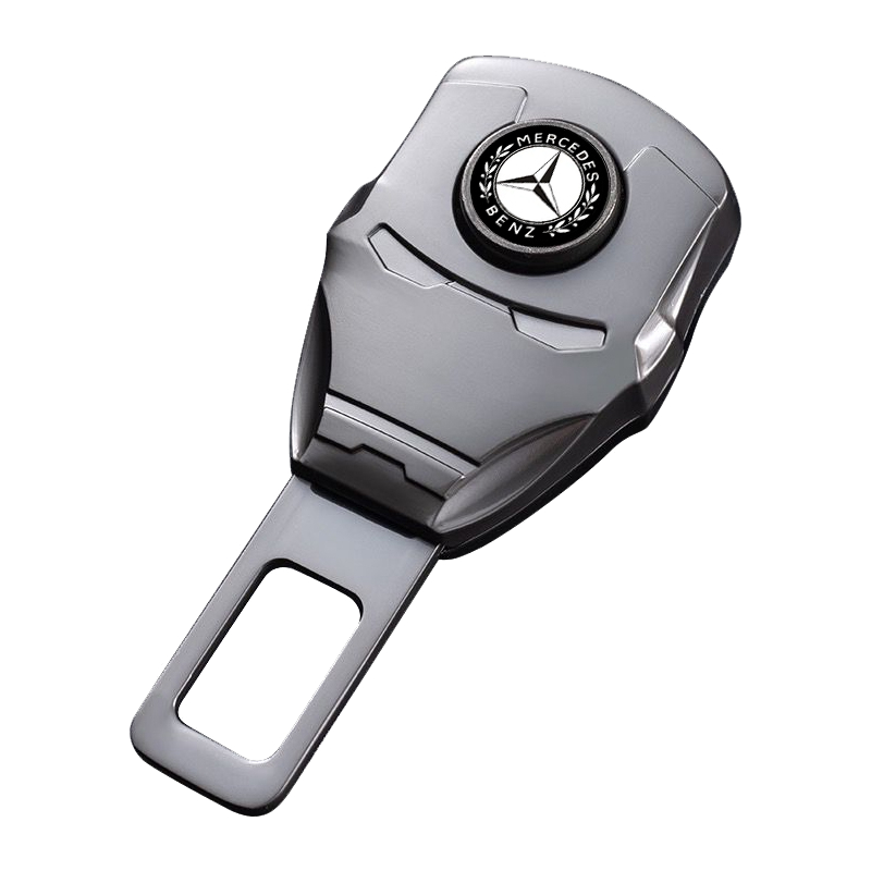 Mercedes Benz คาร์ซีทเข็มขัดนิรภัยใช้คู่หัวเข็มขัดส่วนขยายกำจัดเสียงหัวเข็มขัด C Class W220 W206 W205 W221 Car Seat Belt Dual Use Extension
