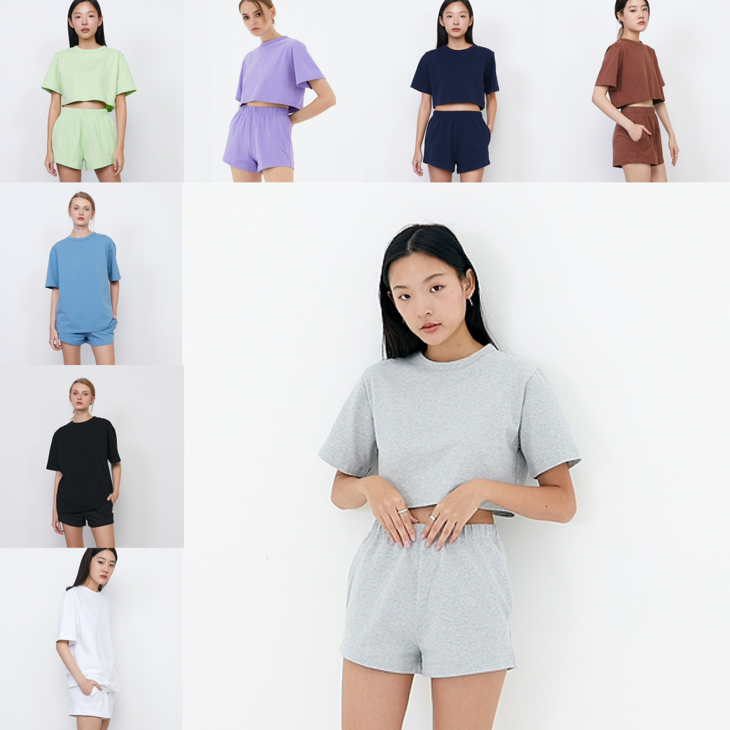 picht Park Sweat Shorts ขาสั้น เอวยางยืดผ้าพรีเมี่ยมคอตตอนนุ่ม (LuxeLounge Collection)