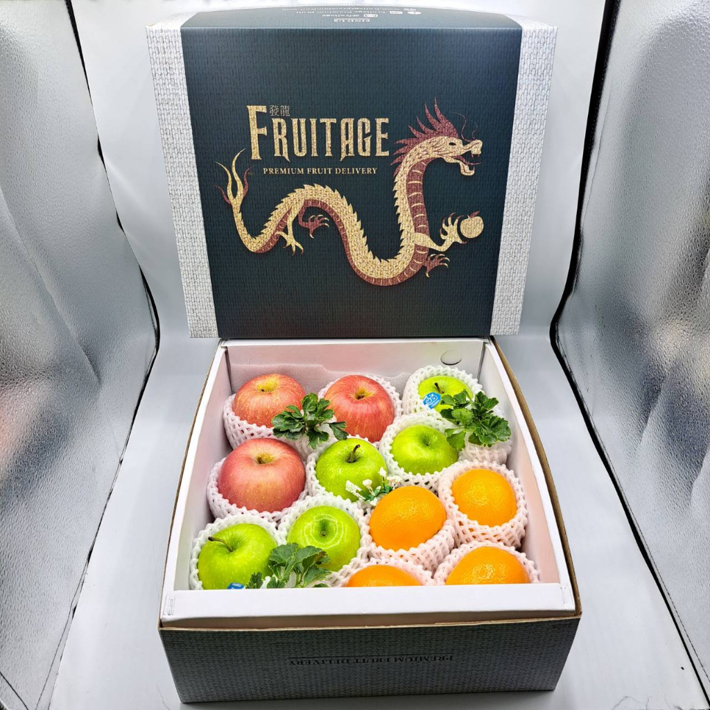 กล่องผลไม้ของขวัญพรีเมี่ยม ผลไม้รวม SET C06 (จัดกระเช้าผลไม้พรีเมี่ยม จัดตะกร้าผลไม้ กระเช้าของขวัญ Fruit Basket)