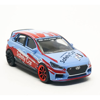 Majorette Hyundai i30N - Safety Car Purple ล้อ 8SBR Scale 1/64 (8cm) ไม่มี package