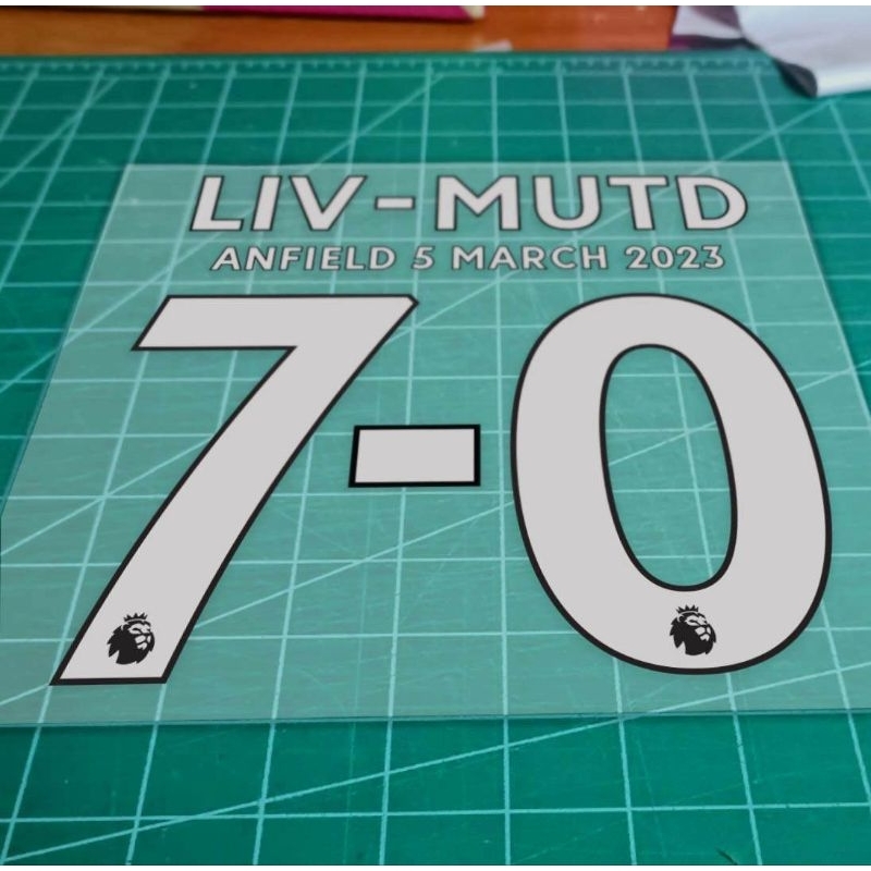 เบอร์รีดติดเสื้อLiverpool 7-0 Man United