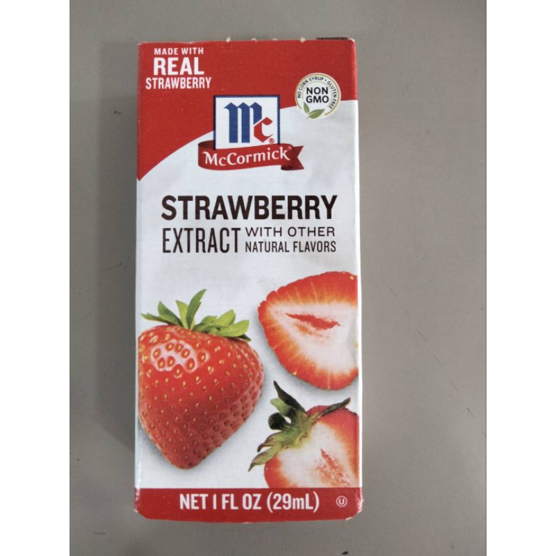 Strawberry Extract  Mccormick 29ml. ราคาพิเศษ