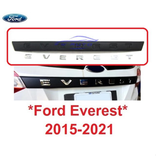 คิ้วฝากระโปรงท้าย สีดำด้าน FORD EVEREST 2015 - 2021 ฟอร์ด เอเวอร์เรส คิ้วฝาท้าย คิ้วท้าย คิ้วประตูหลัง