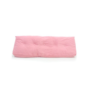 Bed cushion หมอนอิง หมอนหัวเตียง สามเหลี่ยม กำมะหยี่ 5 หลุม 150x50x20 cm สีชมพู ST0715-26P