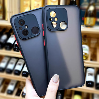 เคสโทรศัพท์ Case Xiaomi Redmi 12C  / Redmi A2plus เคสกันกระแทก ปุ่มสีผิวด้าน กันรอยกล้อง ขอบนิ่มหลังแข็ง