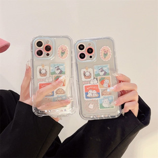 พร้อมส่งในไทย🍑 เคส เคสโทรศัพท์ เคสมือถือ TPU เคสใส โต๊ะกระต่าย TPU-S1275