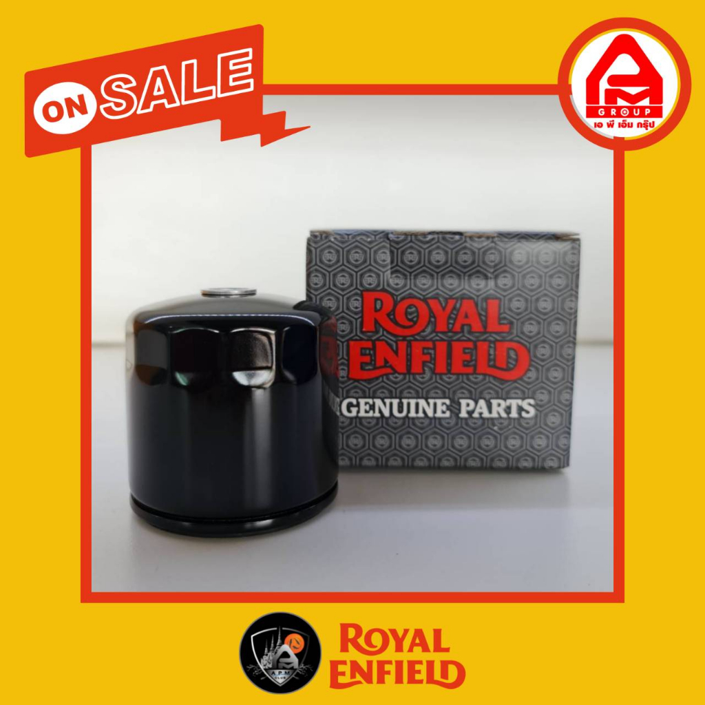 กรองน้ำมันเครื่อง+แหวนรอง Royal Enfield รุ่น Interceptor/ GT / Super Meteor / Shot Gun / Classic 650 - รูปที่ 2
