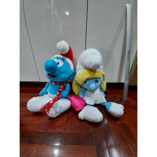 ตุ๊กตา Smurfs macy holiday 2010 ขายเหมา2ตัว ของแท้ สภาพ97%