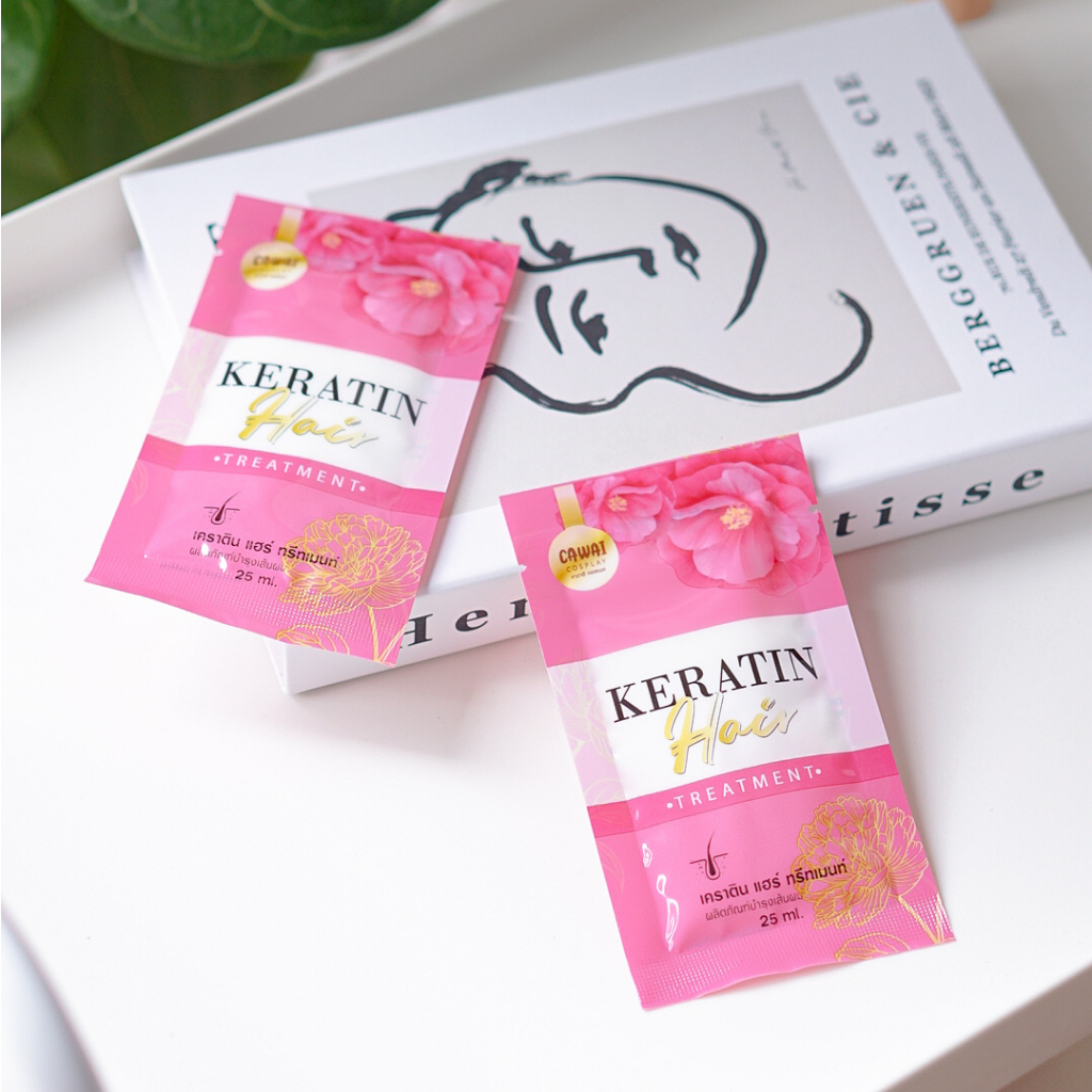 Keratin Hair Treatment : ทรีทเมนท์บำรุงเส้นผม  วิตตามินบำรุงผม  ผมไม่แห้งเสีย มีเก็บปลายทาง!!!