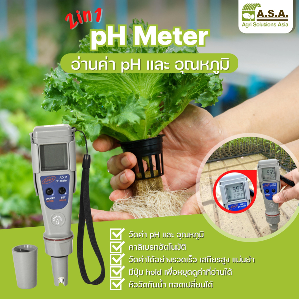 pH Meter / เครื่องวัดค่า pH