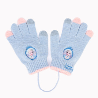 WINGHOUSE ถุงมือไหมพรมกันหนาวเด็ก (FR0224) Frozen 2 Blue Smart Touch Gloves