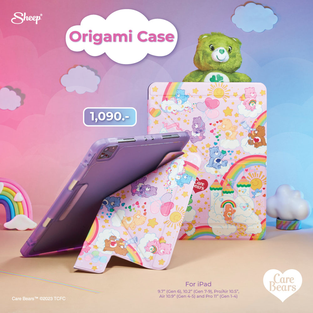 [สินค้า Clearance] Sheep Care Bears Classic iPad Case - เคส Ipad รุ่น Orgami